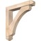 Ekena Millwork Legacy Arts and Crafts Smooth Bracket w/ Offset Brace, Douglas Fir, 5 1/2"W x 30"D x 30"H BKT0604X30X30LEC03SDF - alternate 1